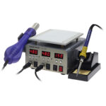 KADA 9803D+ 3 in 1 Hot Air Station with LCD Separator & Soldering Iron,