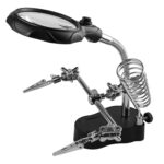 Helping Hand Magnifier LED Light With Soldering Stand