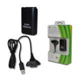 Xbox 360 Play Charge Kit Black - (Import Games Accessory)