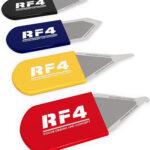 RF4 Multifunction Mobile Phone Disassemble Scraping Tin Rework Blade - 4Pcs