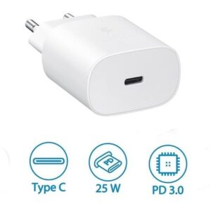 USB - C 25W PD Power Adapter Compatible with Samsung Devices